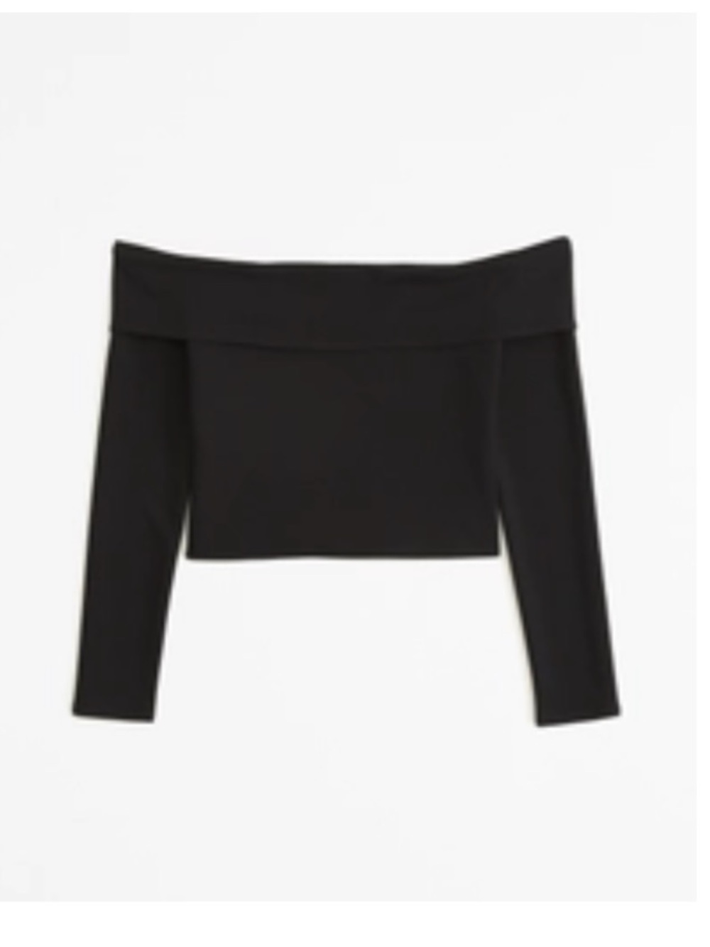 Abercrombie long sleeve off the shoulder top